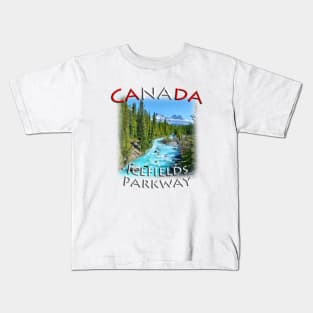 Canada Rocky Mountains - Icefields Parkway Kids T-Shirt